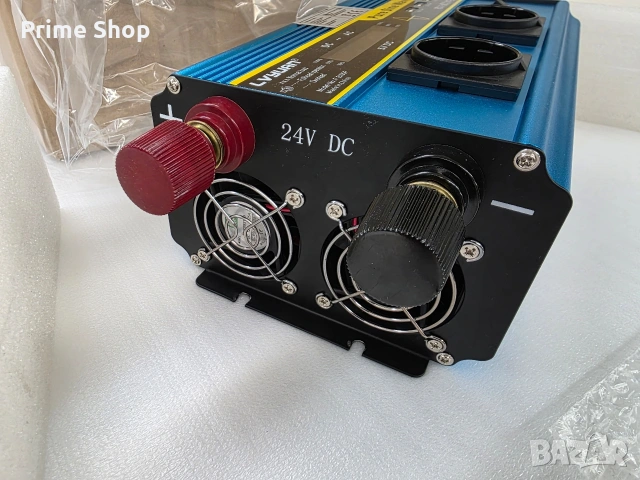 2000W/ 4000W инвертор чиста синусоида, 24V - 230V с дистанционно и кабели, снимка 11 - Друга електроника - 53754153