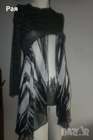 Интересна туника с воал и трико, снимка 1