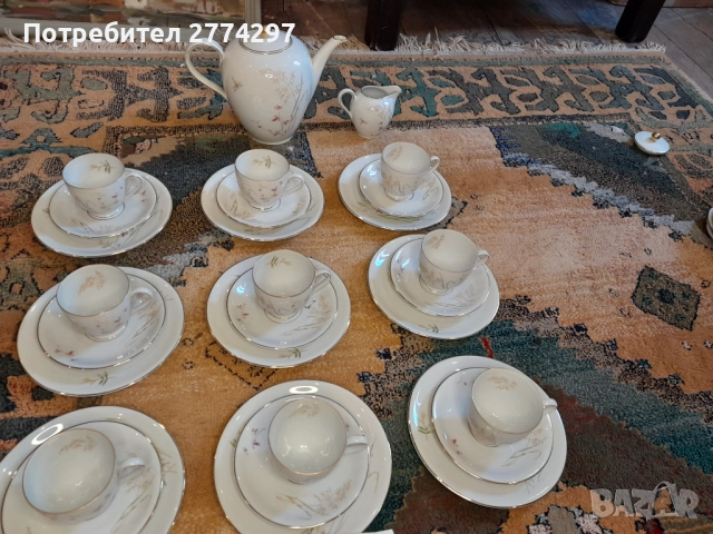 Порцеланов винтидж сервиз, снимка 4 - Сервизи - 52675909