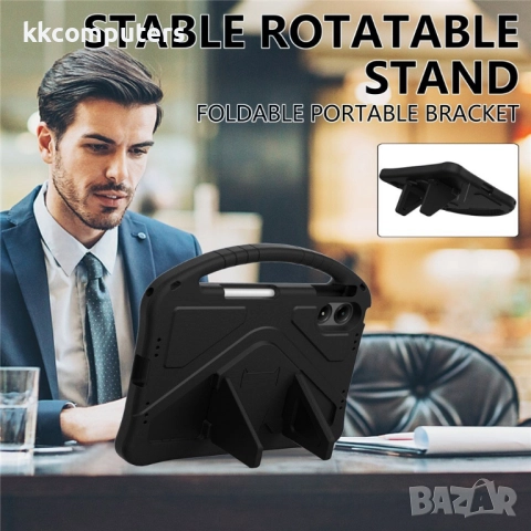 EVA Удароустойчив калъф за Xiaomi Redmi Pad 2 Pro с Дръжка и Стойка, Вкл. Протектор- 6 Цвята, снимка 7 - Калъфи, кейсове - 52420338