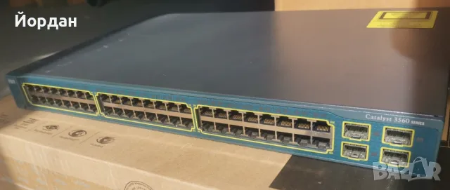 Cisco Catalyst 3560 суич, снимка 5 - Суичове - 46903062