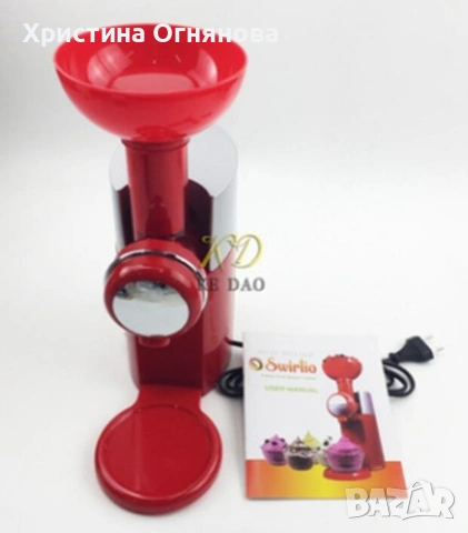 Десерт мейкър, уред за сладолед, снимка 7 - Друга електроника - 53096881