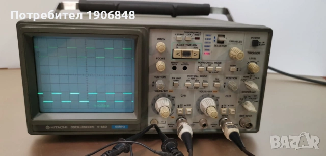 ОСЦИЛОСКОП HITACHI V-660, снимка 4 - Друга електроника - 53810358