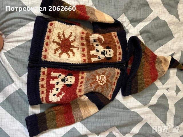 Плетен суичър