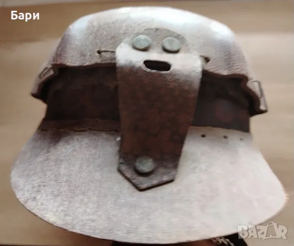 Стара миньорска каска - Костенурка, снимка 2 - Антикварни и старинни предмети - 49741360