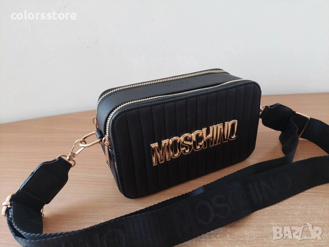 Черна чанта Moschino код SG-Z85, снимка 2 - Чанти - 42266126