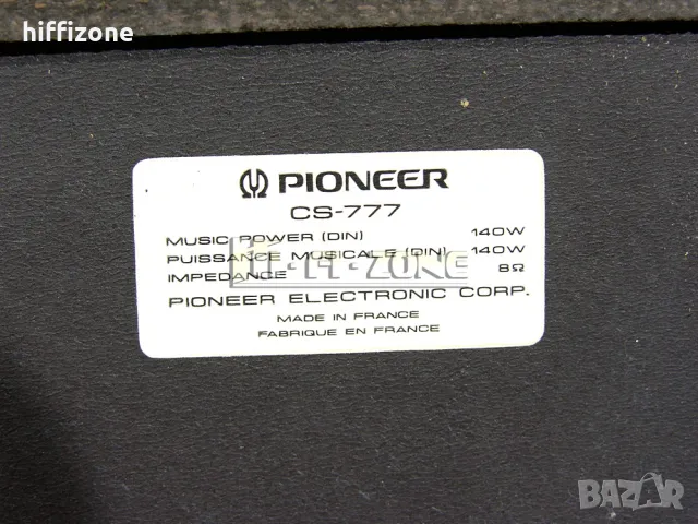 Pioneer cs-777 /5 ТОНКОЛОНИ, снимка 11 - Тонколони - 47801764