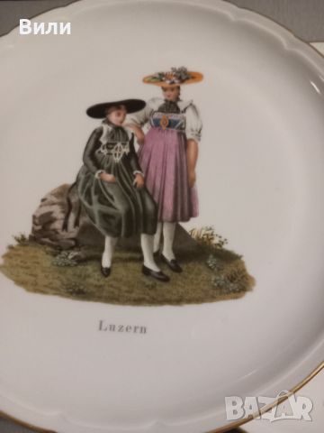 Винтажни швейцарски чинии от лимитирани серии,  , снимка 3 - Антикварни и старинни предмети - 45180904