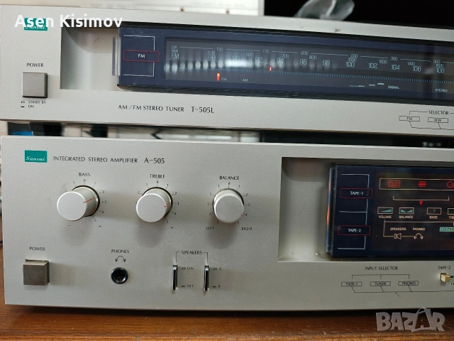 Sansui A-505;;; Sansui T-505L, снимка 7 - Ресийвъри, усилватели, смесителни пултове - 53845518