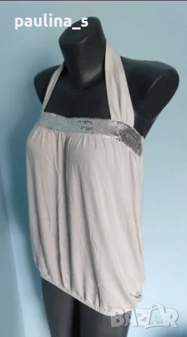 Два различни броя / Потник тип туника с пайети "Selected femme" и / вискозна коприна , снимка 11 - Туники - 41840686