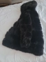 палто с косъм размер XS в черно с качулка, снимка 10