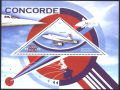 Чист блок Авиация Самолети Конкорд 2014 от Мадагаскар