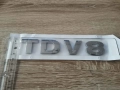 Range Rover TDV8 сребрист гланц емблема, снимка 3