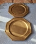 Масивни и тежки месингови чинии, снимка 1