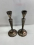 Винтидж сребърни свещници. №7726, снимка 4