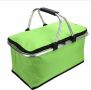 Сгъваема хладилна чанта ,кошница за плаж и къмпинг с дръжки, снимка 4