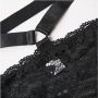 Дамски еротичен комплект, Черен с дантела, снимка 6