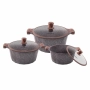 Lexical – PEARL SERIES Гранитен комплект касероли за професионално и домашно готвене, снимка 5