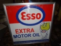 ESSO MOTOR OIL светеща табела 60x60 см., снимка 1