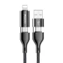 Мултифункционален кабел за телефон USB/USB Type-C/iPhone (max 60W), снимка 5