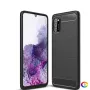 Samsung Galaxy A02s Удароустойчив Carbon Fiber Калъф и Протектор, снимка 1