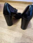 Черни елегантни дамски обувки на ток , снимка 3