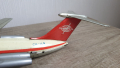 Стара соц. ламаринена играчка съветски самолет ИЛ - 62, снимка 2