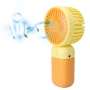 Мини вентилатор преносим с батерия Digital One SP01094, вградена акумулаторна батерия, ръчен вентила, снимка 3