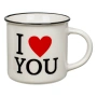 Чаша New Bone екрю I Love You за Свети Валентин 370 мл_1222688, снимка 2