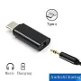 Адаптер за слушалки USB Type C към 3.5 мм AUX, снимка 1