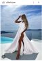 Сатенена бяла рокля, снимка 1 - Рокли - 45358367