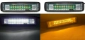 1бр. ЛЕД LED BAR спот ЛЕД лампа с две светлини, бяла и жълта 12V , 54W , 15см., снимка 1