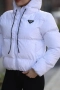 Prad🅰️ Бяло Дамско Зимно Яке , снимка 12