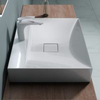 Нова дизайнерска мивка от лят мрамор, снимка 3 - Мивки - 45280176