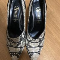 OxItaly обувки с ток, естествена кожа 38 и 1/2, снимка 3 - Дамски обувки на ток - 45371632