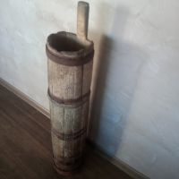Стара дървена буталка за масло., снимка 2 - Антикварни и старинни предмети - 45680895