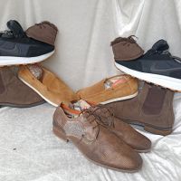 мъжки обувки от естествена кожа DANIEL HECHTER® MEN´S LEATHER LOW SHOES - COGNAC BROWN, N- 43 - 44, снимка 3 - Ежедневни обувки - 45543297