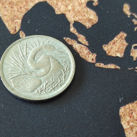 Монети Сингапур - 2 бр. 1967-1969, снимка 4 - Нумизматика и бонистика - 44936420