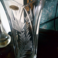Кристална ваза Арт Деко , снимка 7 - Вази - 44957989