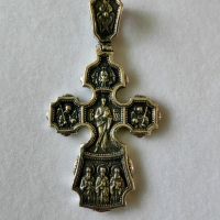 Голям сребърен кръст, православен кръст, кръст от сребро, сребро 925, снимка 3 - Колиета, медальони, синджири - 45776948