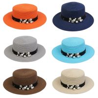 Елегантна дамска шапка Fedora с голяма периферия и цветни блокчета, 14цвята, снимка 4 - Шапки - 45237230