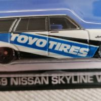 💕🧸Hot Wheels `69 Nissan Skyline Van Toyo Tires, снимка 2 - Колекции - 45508785