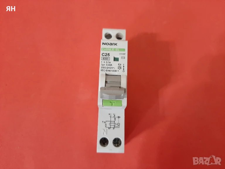 Комбинирана Дефекто Токова Защита NOARC Ex9NLE EL ,25A,30mA, снимка 1