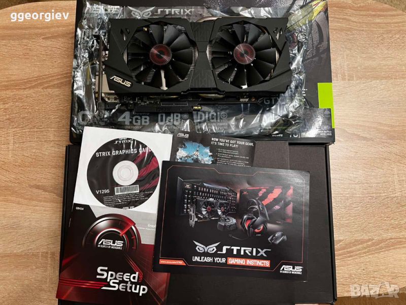 Продавам видео карта ASUS GTX 970 STRIX, снимка 1