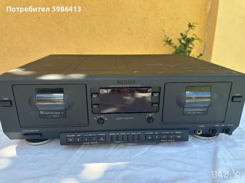 Двукасетен дек Philips FC 930, снимка 1