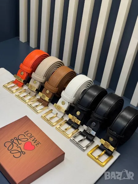 колани от естествена кожа в кутия loewe, снимка 1