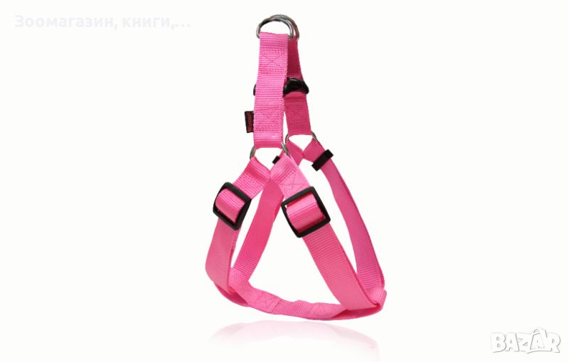 Нагръдник за куче XS, M и L Plain Harness Type A Pink colors Hot Pink 3200, снимка 1