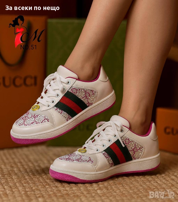 Gucci Дамски Маратонки👟Дамски Спортни Обувки Гучи - 3 Налични Цвята Код SK333, снимка 1