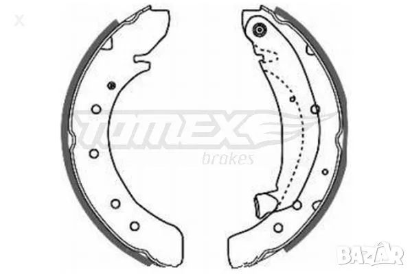 TX 20-50 TOMEX ЗАДНИ ЧЕЛЮСТИ CITROEN Jumper / PEUGEOT Boxer / 1990-2024  OE 4241H5  OE 9945884    , снимка 1