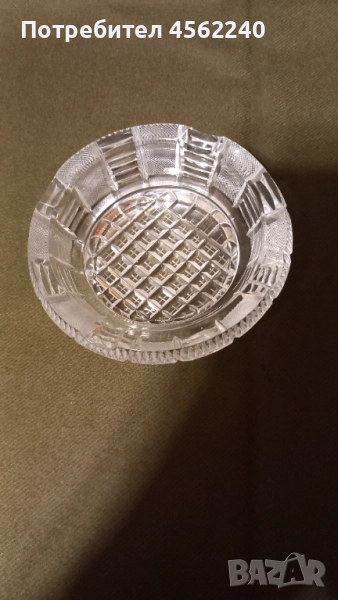 Кристален пепелник, снимка 1